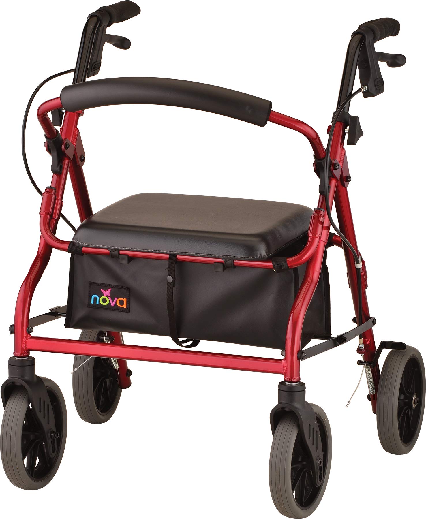 Amazon.com: NOVA Zoom 18 Rollator Walker for Seniors, Rolling